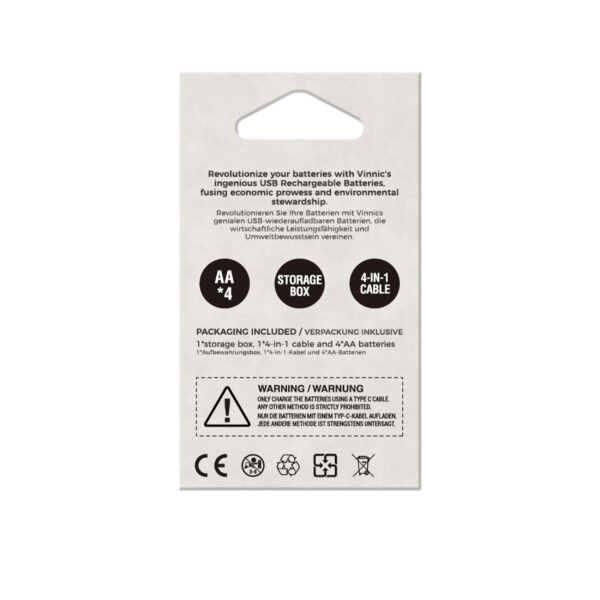 VPRB-UC2A-4PC Packaging Back